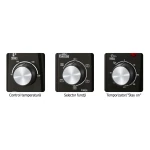 Albatros Cuptor electric A63BRC2, 63 litri, negru, rotisor, convectie