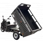 Triciclu electric cargo TRCC1500 EvoTools cu cabina, 1500 W, viteza maxima de 25km/h, autonomie de aproximativ 50-60 km, fara permis
