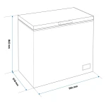 Lada frigorifica Albatros LA279E, 246 L, H 84.5 cm, Motor Inverter, Fast Freeze, Dubla functionalitate frigider/congelator, Termostat reglabil, Clasa energetica E, Alb