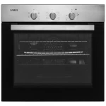 Pachet Samus V4 Cuptor incorporabil Samus SC616GTXV, Electric, 56 L, 5 functii + Plita incorporabila Samus PSG-64SX, 4 Arzatoare, Gaz, Sistem de siguranta (Negru/Inox)