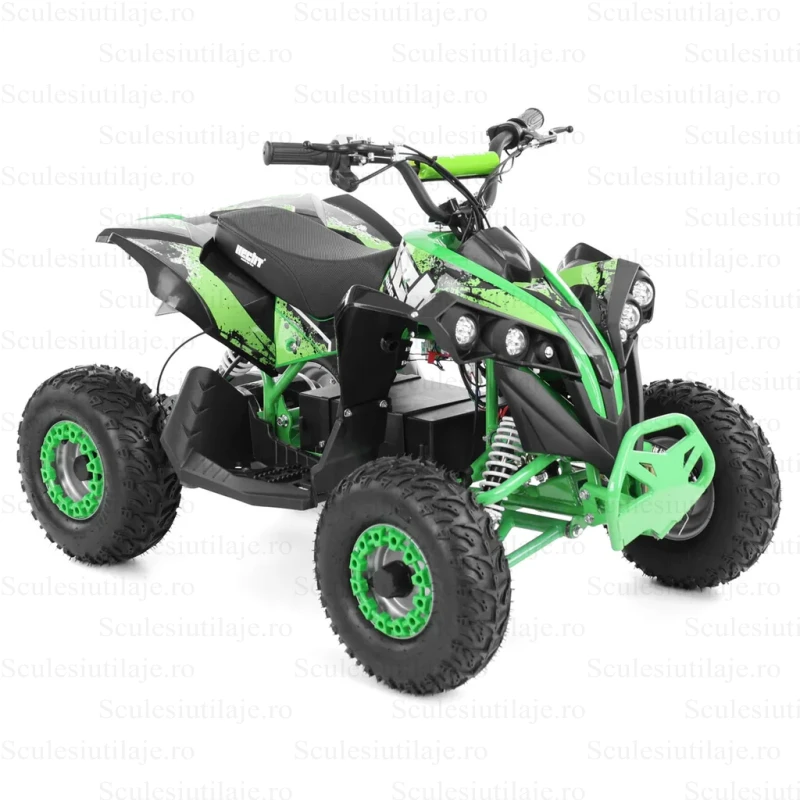 ATV electric HECHT 56120 Green - 1200W, 48V, autonomie 15 km, incarcare maxima 65 kg