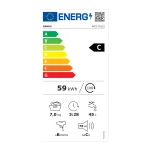 Masina de spalat rufe cu incarcare verticala Samus WTS-70122, 7 kg, 1200 rotatii, 15 programe, panou control cu leduri, Clasa energetica C, Programe speciale Hygiene, Mix, Blocare acces copii, Al