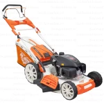 Masina de tuns gazon RURIS RX555S, 5.2 CP, 530 mm, autopropulsata, motor Honda GCV200, 65L, functie mulching, carcasa metalica