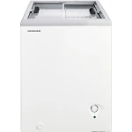 Lada frigorifica Heinner HSF-M84WHC, clasa C, capac glisant din sticla, capacitate totala: 84L, Super congelare, 1 cos, Alb