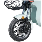 Triciclu Electric Persoane Scorilo TRP1200 Verde cu Bancheta Dubla 1200 W Autonomie 28 km, viteza maxima de 25 km/h, conform reglementarilor UE, fara permis