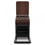 Aragaz Samus SM561MBS, 4 Arzatoare gaz, Cuptor gaz, Siguranta plita si cuptor, Geam dublu la cuptor, Maro