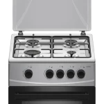 Aragaz Albatros AL452BXS, 4 Arzatoare gaz, Cuptor gaz, Siguranta plita si cuptor, Geam dublu la cuptor, Inox/ Argintiu