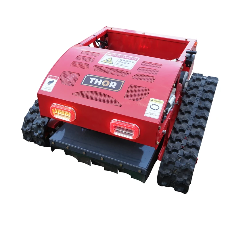 Robot de tuns iarba pe senile cu telecomanda, motor Loncin 9CP, 224cc, latime de taiere 550mm THOR