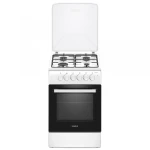 Aragaz Samus SM561APBS, Montat pentru utilizare cu GPL, Culoare alba 50 x 60 cm,4 arzatoare pe gaz, Cuptor pe gaz, Siguranta plita + cuptor, Aprindere electrica plita