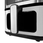 Friteuza cu aer cald Samus AF5-S1400DW, 5 l, 1400 W, Display LED, 7 programe, Temperatura 80-200 C, Tehnologie Fry Force 360° (Negru/Argintiu)