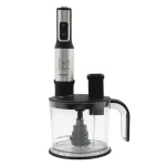 Albatros Blender MR1200A, 6 in 1, 1200 W, Turatie reglabila, Pulse, pahar 0.8 l, vas 1.5 l, Inox/negru