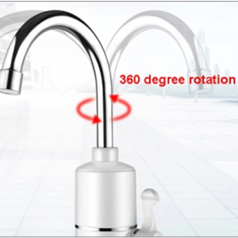 Albatros Robinet instant incalzire apa, putere 3kw, presiune apa 0,04MPA-0,6MPA, capacitate 2-2,5litri pe minut, temperatura ajustabila 30-60 grade, grad protectie la umezeala IPX4, protectie la supraincalzire, sistem de protectie la scurt-circuitelor, in