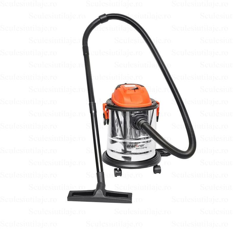 Aspirator profesional industrial volum 20L 220V 1200W corp din plastic PP Breckner Germany