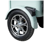 Triciclu Electric Persoane Scorilo TRP1200 Verde cu Bancheta Dubla 1200 W Autonomie 28 km, viteza maxima de 25 km/h, conform reglementarilor UE, fara permis