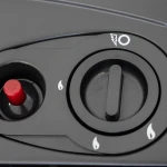 Soba pe gaz Samus RS422Q, alimentare la butelie, aprindere piezoelectrica, 3 trepte de putere, senzor lipsa oxigen, senzor prezenta flacara, culoare negru