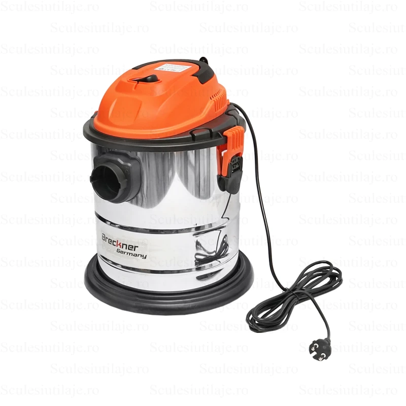 Aspirator profesional industrial volum 20L 220V 1200W corp din plastic PP Breckner Germany