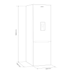 Combina Frigorifica Samus SCX344ED, 260 L, Termostat Reglabil, 3 sertare la congelator, Clasa E, H 180 cm (Argintiu)