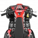 ATV electric HECHT 56120 Red - 1200W, 48V, autonomie 15 km, incarcare maxima 65 kg