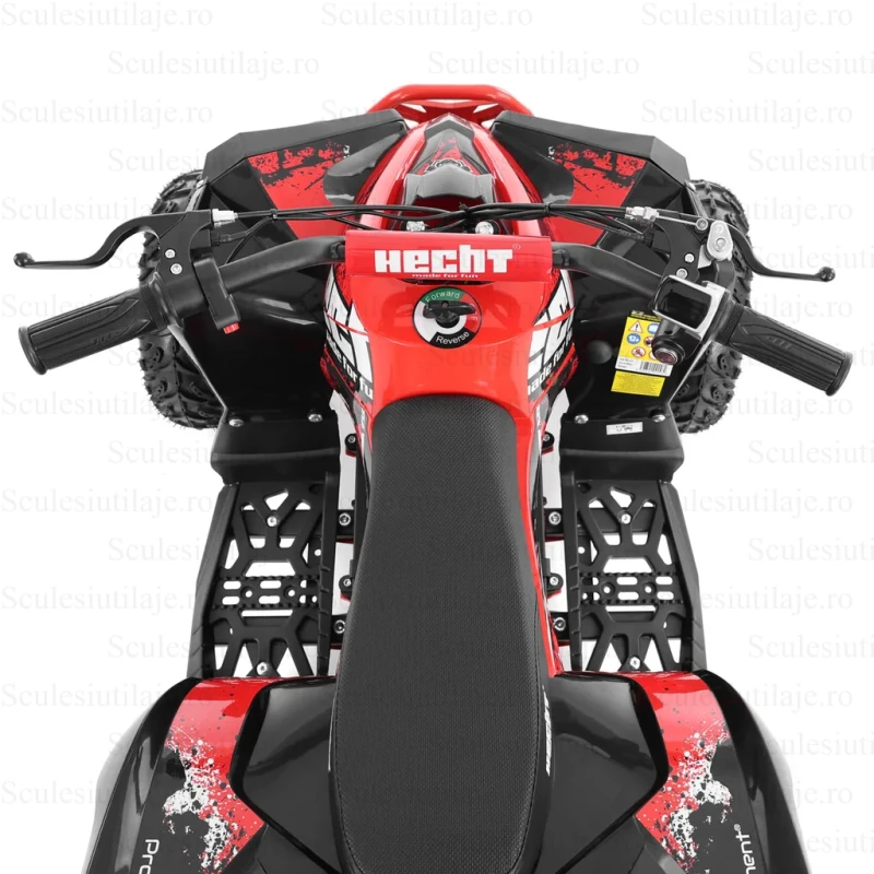 ATV electric HECHT 56120 Red - 1200W, 48V, autonomie 15 km, incarcare maxima 65 kg