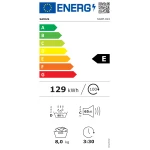 Uscator de rufe Samus SGDP-824, Pompa de caldura, 8 kg, 16 programe, Clasa E, Afisaj Electronic