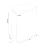 Lada Frigorifica Samus LS116E, 98 L, Clasa energetica E, Termostat reglabil, Panou de control (Alb)