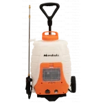 Pompa de stropit Evotools, cu acumulator si roti de transport – 18L, 3 Bar, 12V