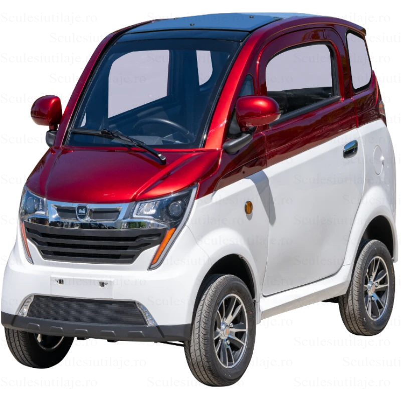 Masina electrica CVM1150 Evotools – 1150W, Baterie 60V/58Ah, Autonomie 78 km, Viteza Max. 25 km/h, Frane pe Disc, Omologat pentru Drum Public, Fara Permis de Conducere
