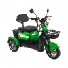 Tricicleta electrica Rotakt Safari, fara permis, CIV inclus, putere 1000W, viteza 25 km/h, autonomie 62 Km, acumulatori 60V/20Ah, greutate admisa 187 kg, verde