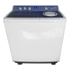 Masina de spalat rufe semiautomata cu storcator Albatros WMS 12.3, Cantitate rufe uscate 12 Kg, Cantitate rufe stoarcere 7 Kg (Alb/Albastru)