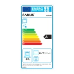 Cuptor incorporabil Samus SC620G4B, 62 l, 2200 W, Grill, 4 functii, Iluminare interioara (Negru)