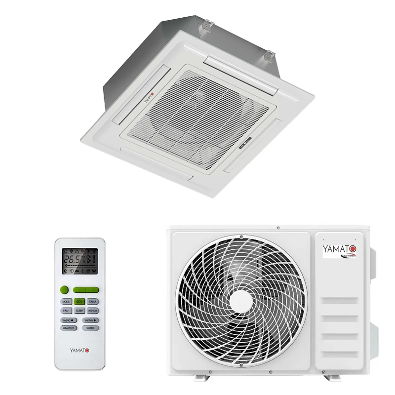 Aparat de aer conditionat tip caseta Yamato R32 YC12T1 DC Inverter 18000 BTU, Wi-Fi Ready, Pompa de condens inclusa, Mod ECO, Pre-incalzire inteligenta