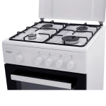 Samus Aragaz SM 450 ABS, 4 arzatoare, cuptor pe gaz, siguranta plita + cuptor, alb