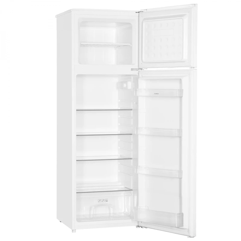Frigider cu doua usi Samus SW346E, 248 l, Clasa E, Lumina LED, Usi reversibile (Alb)