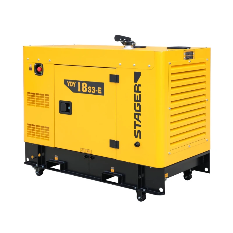 Stager YDY18S3-E Generator insonorizat 18kVA, 23A, 1500rpm, trifazat, diesel + ATS