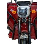 Triciclu Cargo electric BLADE Sprint 3.0 - 2000W, autonomie pana la 70 km, baterie plumb-acid 72V 45Ah, viteza maxima de 25 km/h, conform reglementarilor UE, fara permis, Rosu-Negru