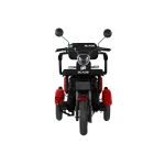 Triciclu electric persoane BLADE VIVA 14, 500W, 60V 20Ah, autonomie 50 km, viteza maxima de 25 km/h, conform reglementarilor UE, fara permis, Rosu-Negru