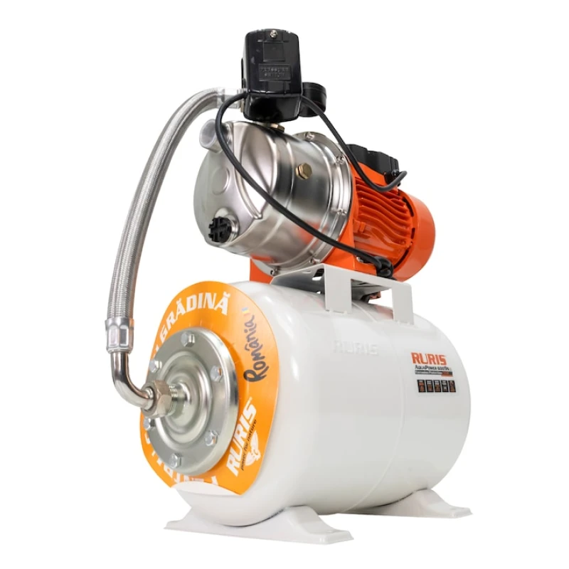 Hidrofor RURIS aquapower 6009S, 880 W, 24 l , debit 46 l/min, 45 m inaltime refulare, 9 m adancime absorbtie, RURIS