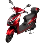 Scuter electric Evotools SC1500SK/C, Autonomie 65 km, Afisaj Digital, Frâne Discuri + Tambur, viteza maxima de 25 km/h, conform reglementarilor UE, fara permis, rosu