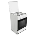 Aragaz pe gaz Heinner HFSC-K6060WH, 4 arzatoare, 60x60 cm, aprindere electrica, siguranta flacara, alb