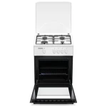 Aragaz pe gaz Heinner HFSC-K6060WH, 4 arzatoare, 60x60 cm, aprindere electrica, siguranta flacara, alb
