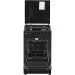 Aragaz pe gaz Heinner HFSC-SME50BK, 4 arzatoare, 50x55 cm, siguranta flacara, duze GPL, negru