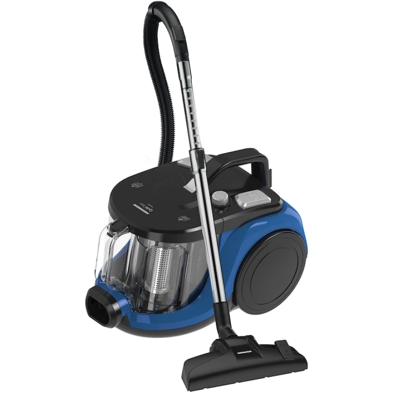 Aspirator fara sac Heinner CycloClean HVC-MC850BL, 850W, putere aspirare 170W, HEPA H12, recipient 2L, albastru/negru