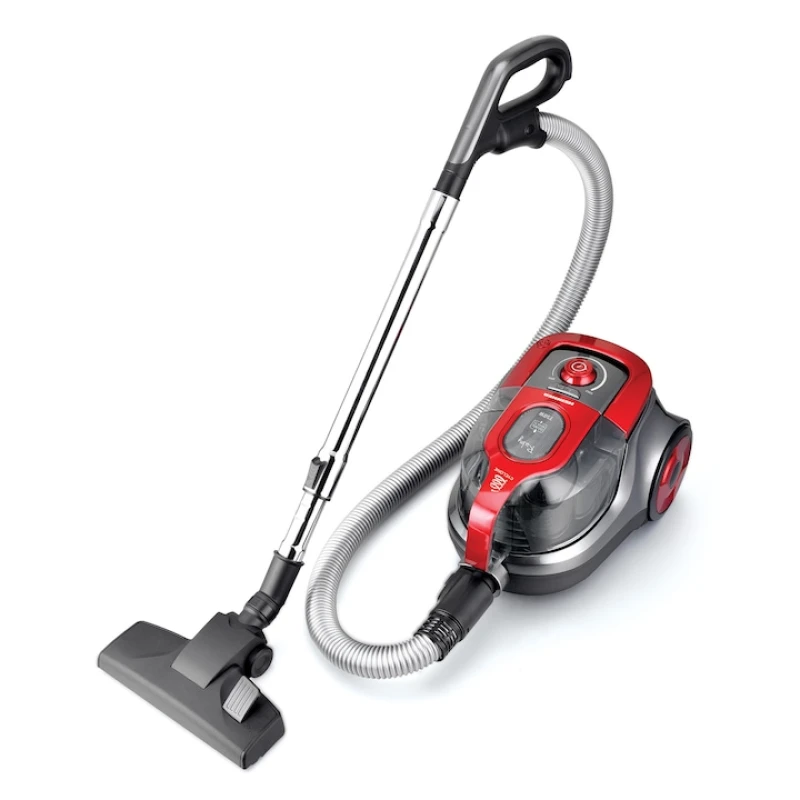 Aspirator fara sac Heinner HVC-V750RD, 750W, putere aspirare 160W, recipient 2.2L, filtru HEPA dublu, rosu