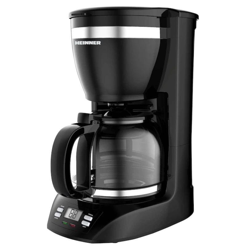 Cafetiera cu rasnita Heinner HCM-900RBK, 900W, 0.6L, cafea boabe, ajustare macinare fina/grosiera