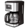 Cafetiera digitala Heinner HCM-D915, 900W, 1.5L, cana sticla, display LCD, timer, anti-picurare