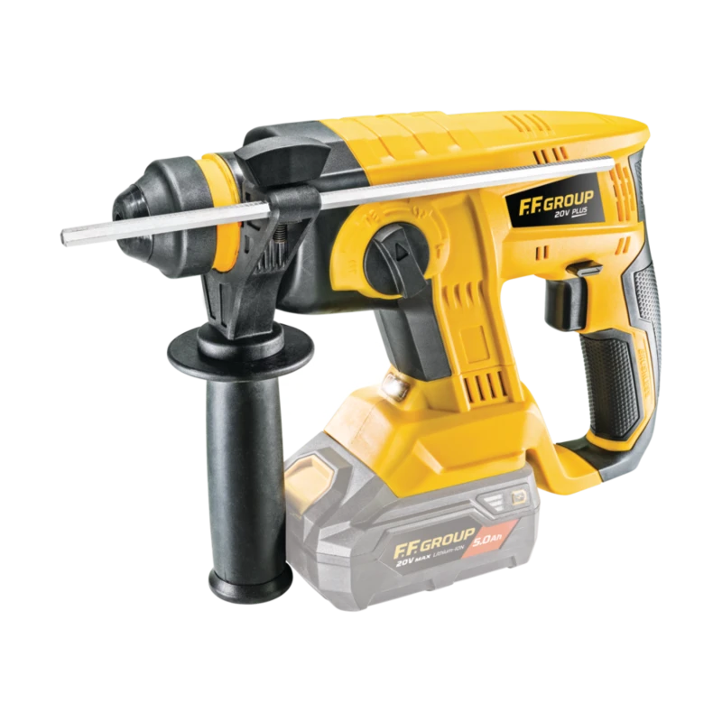 Ciocan rotopercutor fara acumulator, FF Group CRH/2-20-BL 20V Plus, 0-1.420 rot/min, 2.2 J