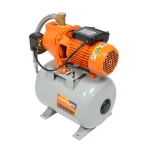 Hidrofor Ruris Expert 201, cu pompa din fonta + vas 24 L + presostat + manometru + racord flexibil antivibrant, 900 W