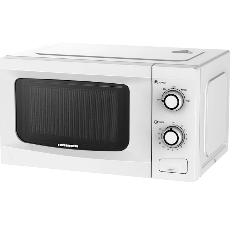 Cuptor cu microunde Heinner HMW-M2035WH, 20L, 700W, 5 trepte putere, control mecanic, alb