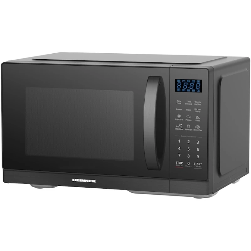 Cuptor cu microunde Heinner HMW-MD25DBK, 25L, 900W, control digital, 11 trepte putere, negru
