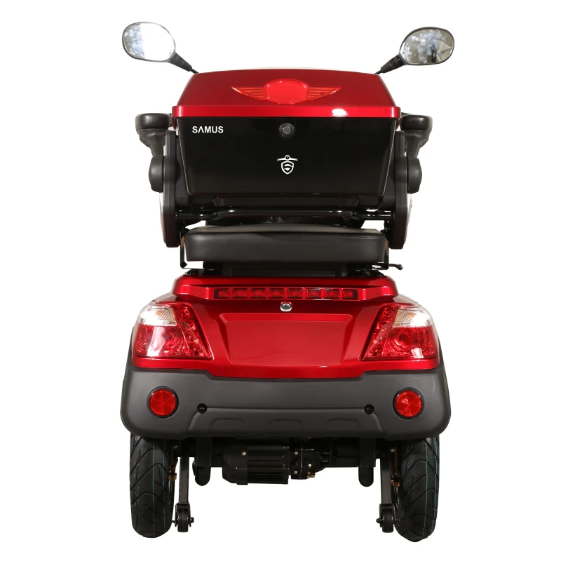 Cvadriciclu electric Samus Arizona-4R1-10T1000-60V20-Red, motor 1000 W, acumulator 60V 20Ah, autonomie 50 km, viteza maxima de 25 km/h, conform reglementarilor UE, fara permis